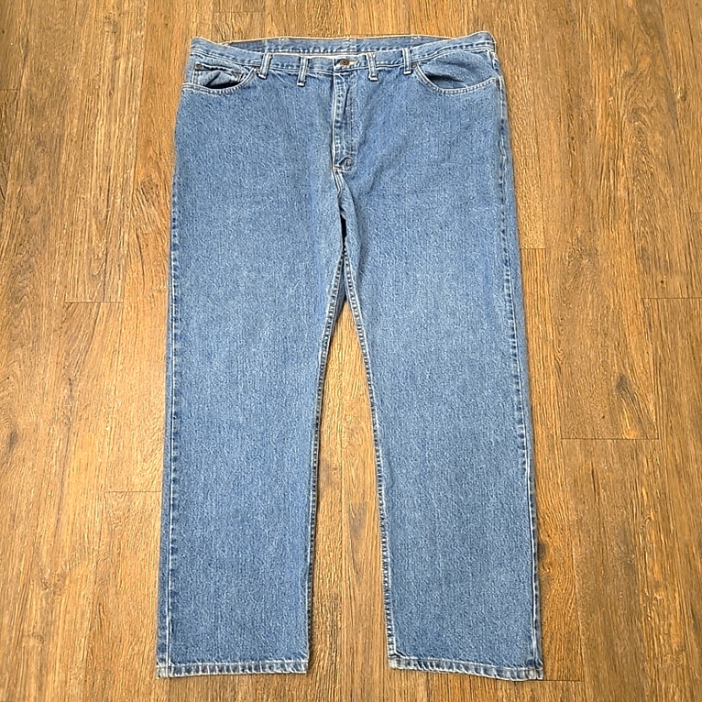 Wrangler Men’s Blue Jeans Size 36x30 Regular Fit 100% Cotton Made in Mexico